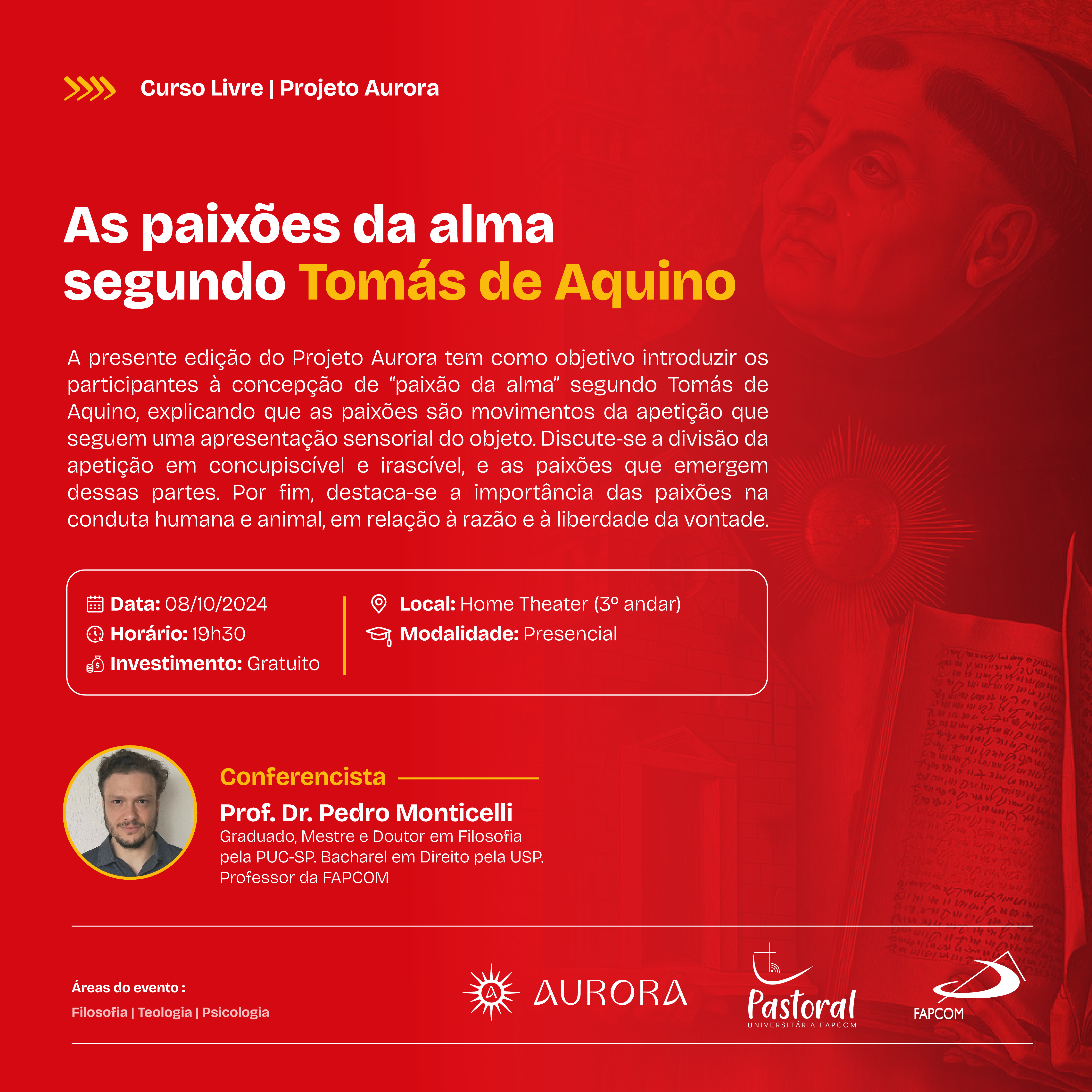 As paixões da alma segundo Tomás de Aquino